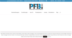 Desktop Screenshot of pfb.de